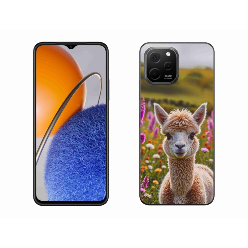 mmCase gél tok a Huawei Nova Y61-hez – láma a réten