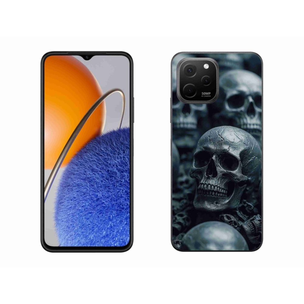 Gél borítás mmCase a Huawei Nova Y61 készülékhez - koponya 2