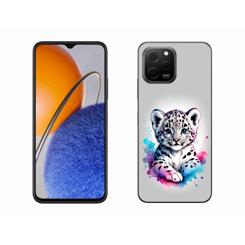 Gél borítás mmCase a Huawei Nova Y61 készülékhez - leopárd kölyök