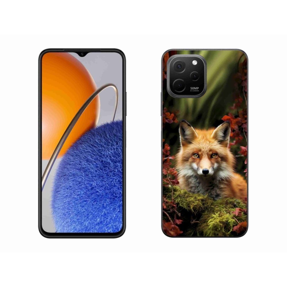 mmCase gél tok a Huawei Nova Y61-hez – róka az erdőben