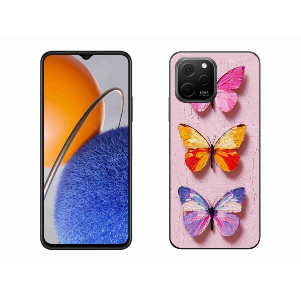 Gél borítás mmCase a Huawei Nova Y61 készülékhez - pillangó trió
