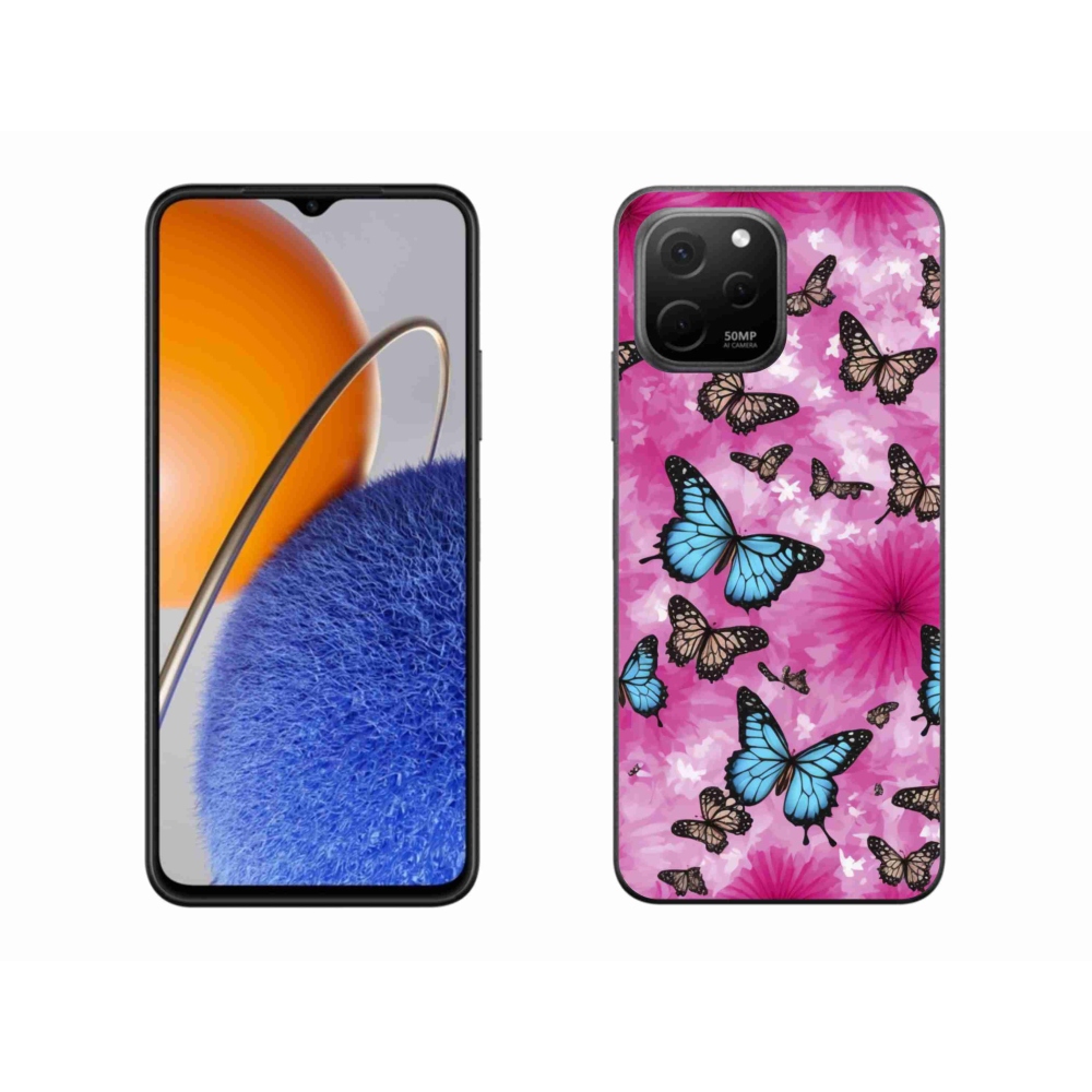 Gél borítás mmCase a Huawei Nova Y61 készülékhez - pillangókert