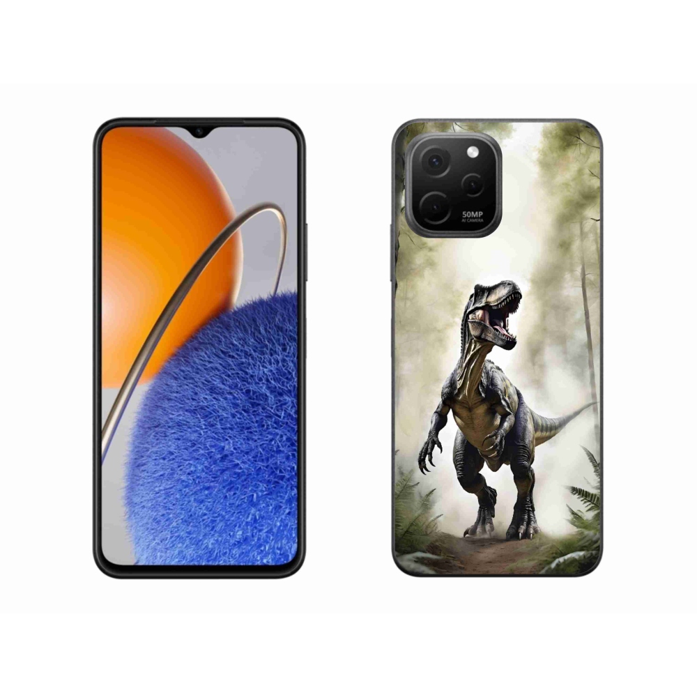 mmCase gél tok a Huawei Nova Y61-hez – dühös T-Rex