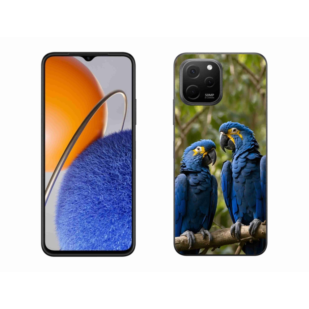 mmCase gél tok a Huawei Nova Y61-hez – papagáj duó