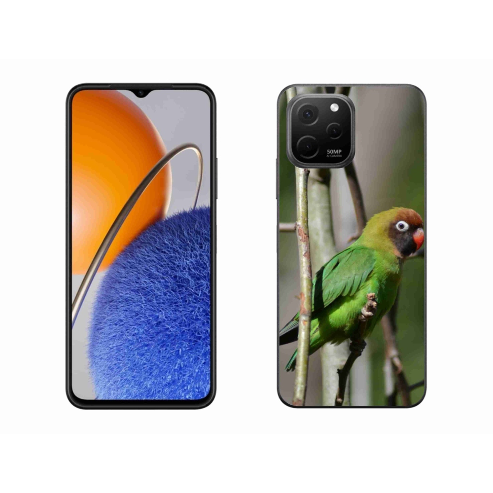 Gél borítás mmCase a Huawei Nova Y61 készülékhez - papagáj agapornis
