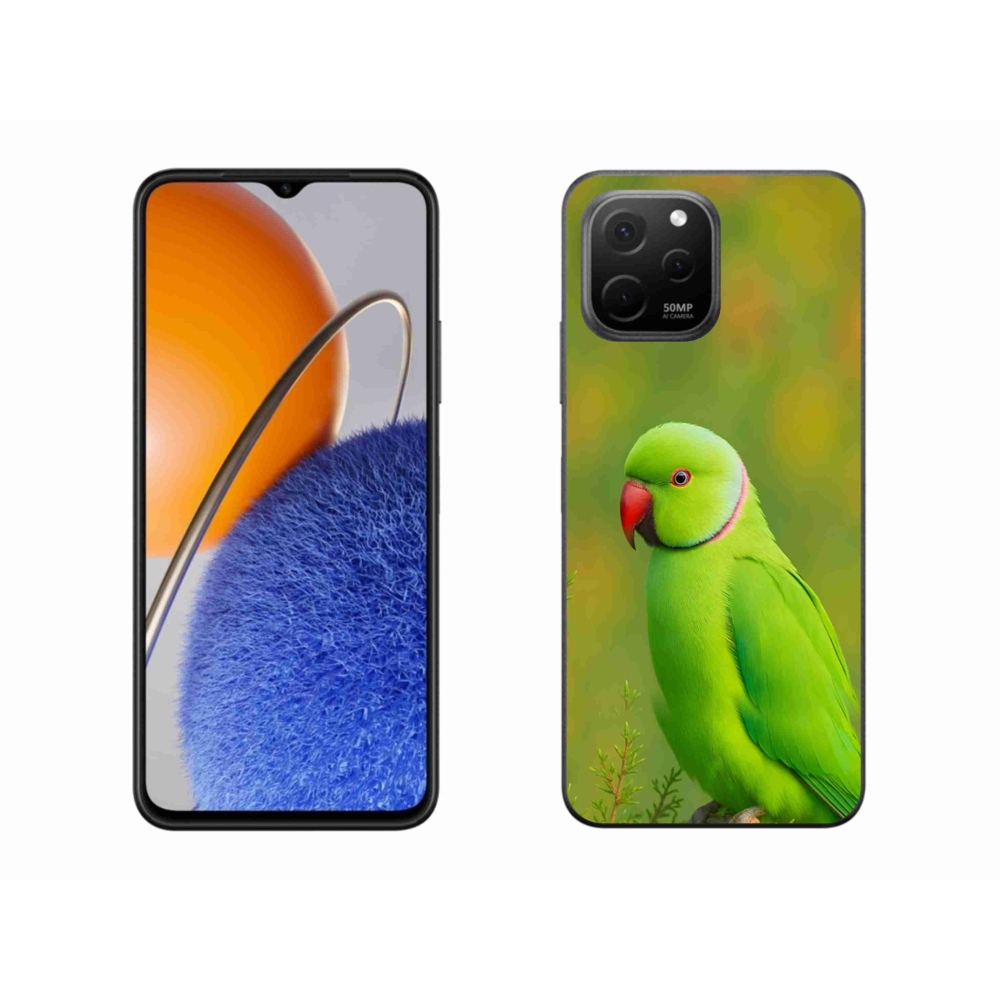 Gél borítás mmCase a Huawei Nova Y61 készülékhez - papagáj Alexander 2