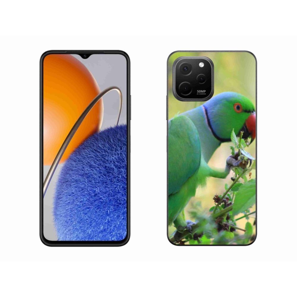 Gél borítás mmCase a Huawei Nova Y61 készülékhez - papagáj alexandr