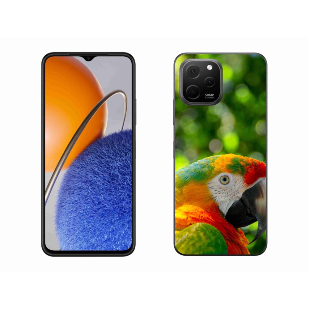 Gél borítás mmCase a Huawei Nova Y61 készülékhez - papagáj ara 3