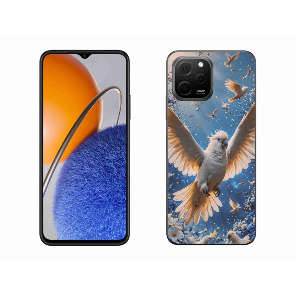 Gél borítás mmCase a Huawei Nova Y61 készülékhez - papagáj kakadu