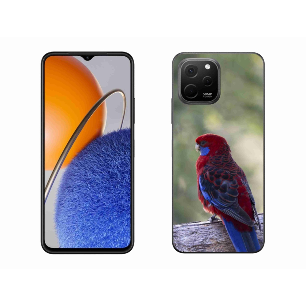 Gél borítás mmCase a Huawei Nova Y61 készülékhez - papagáj rosela