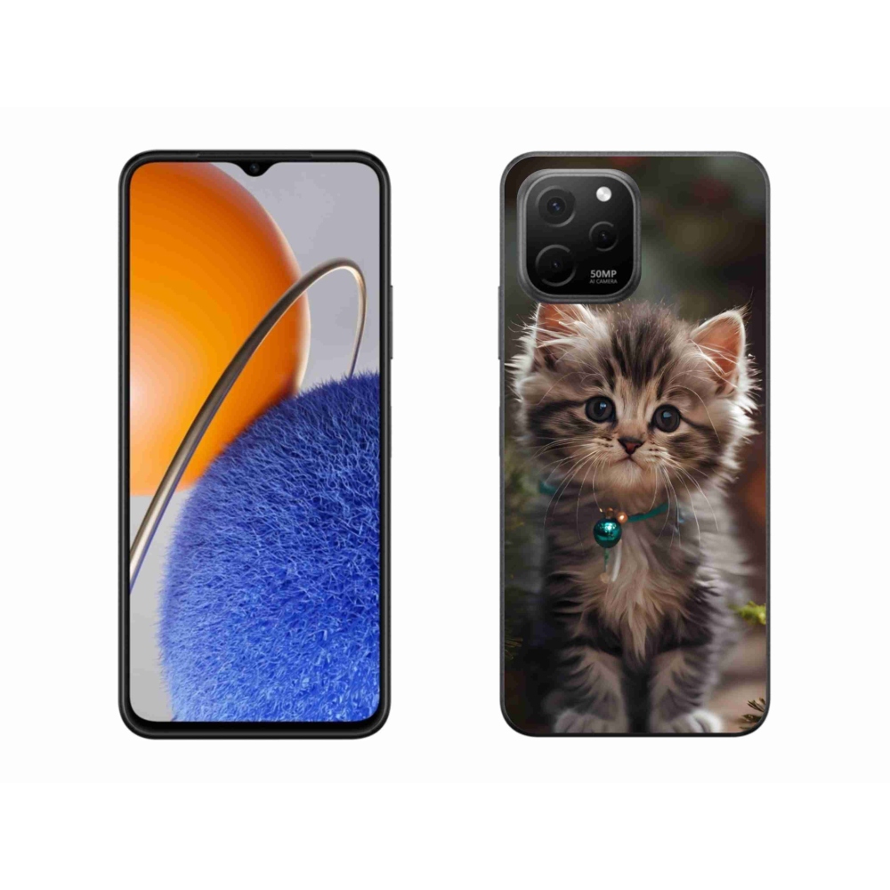 mmCase gél tok a Huawei Nova Y61-hez – aranyos cica 11