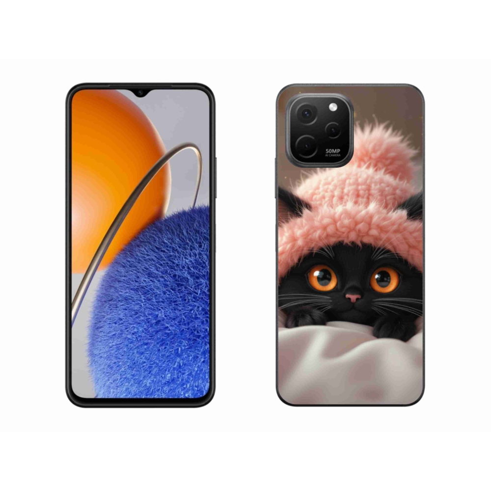 Gél borító mmCase a Huawei Nova Y61 készülékhez - aranyos cica 7
