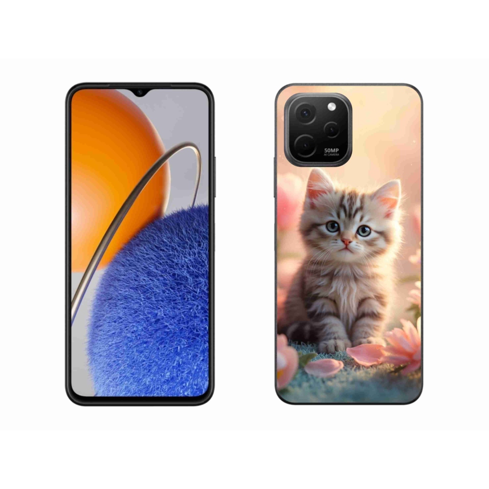 Gél borító mmCase a Huawei Nova Y61-hez - aranyos cica 8