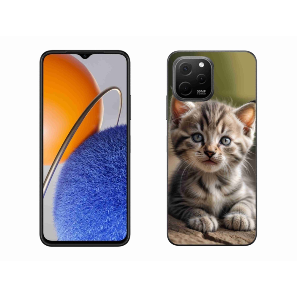 Gél borító mmCase a Huawei Nova Y61 készülékhez - aranyos cica 9