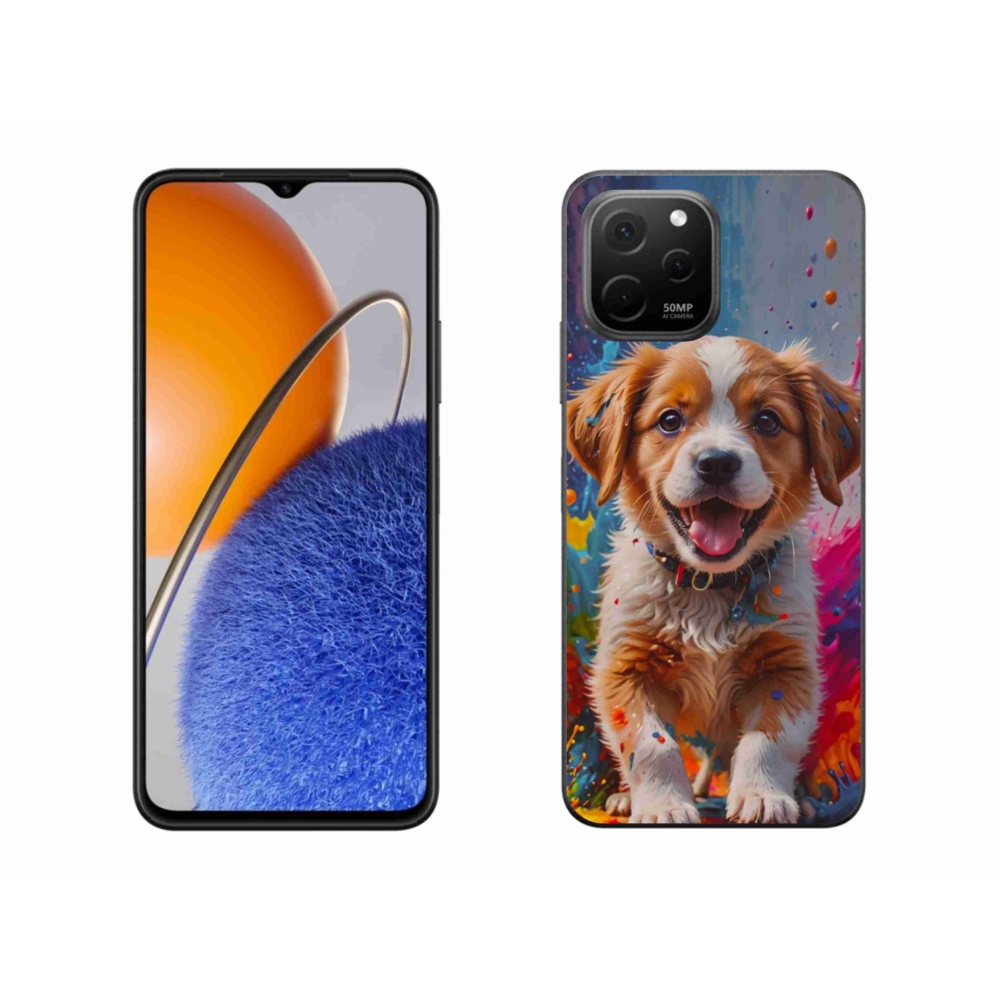 Gél borító mmCase a Huawei Nova Y61 készülékhez - aranyos kiskutya 3