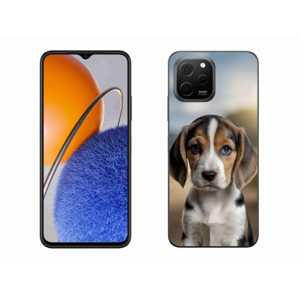 mmCase gél tok a Huawei Nova Y61-hez – aranyos beagle