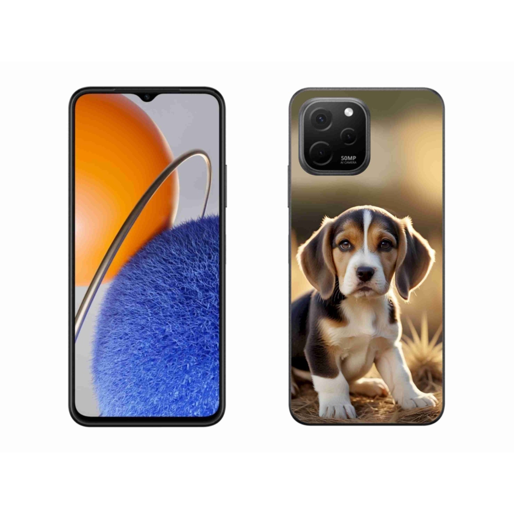 mmCase gél tok a Huawei Nova Y61-hez – aranyos beagle