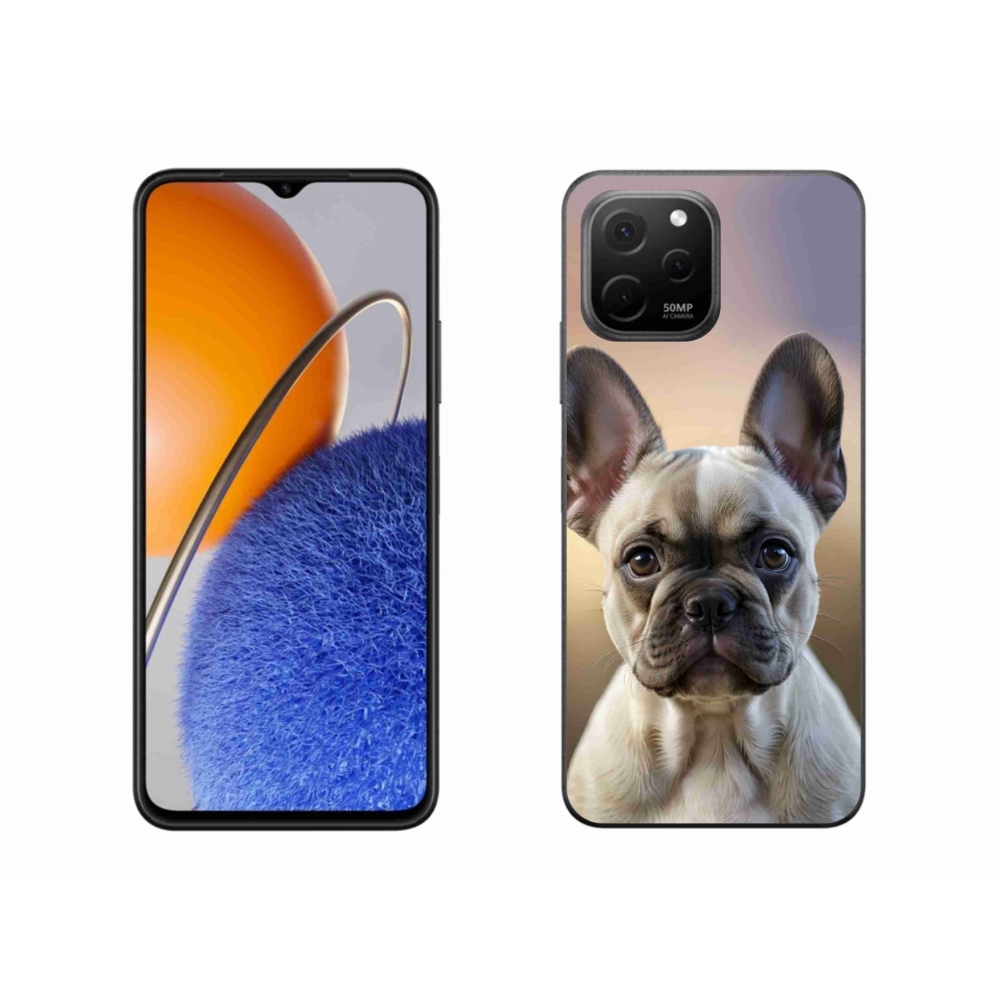 mmCase gél tok a Huawei Nova Y61-hez – aranyos francia buldog