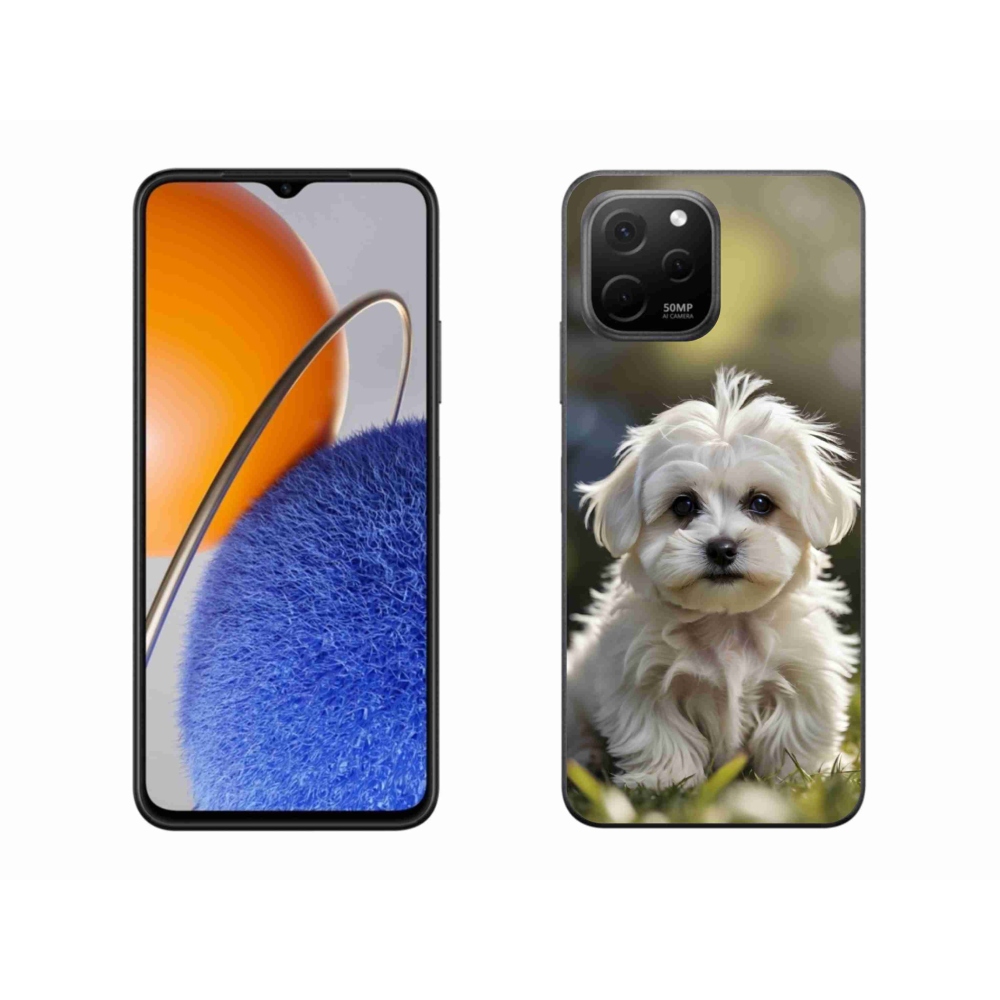 mmCase gél tok a Huawei Nova Y61-hez – aranyos máltai kutyus