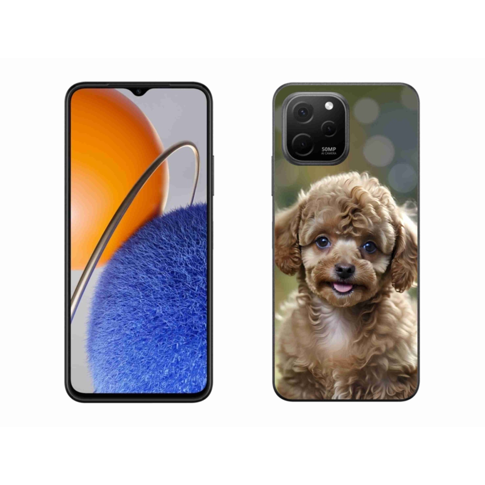 mmCase gél tok a Huawei Nova Y61-hez – aranyos pudli