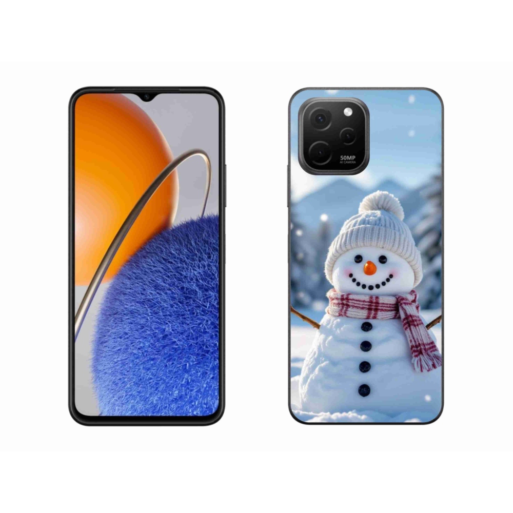 Gél borítás mmCase a Huawei Nova Y61 készülékhez - hóember 3