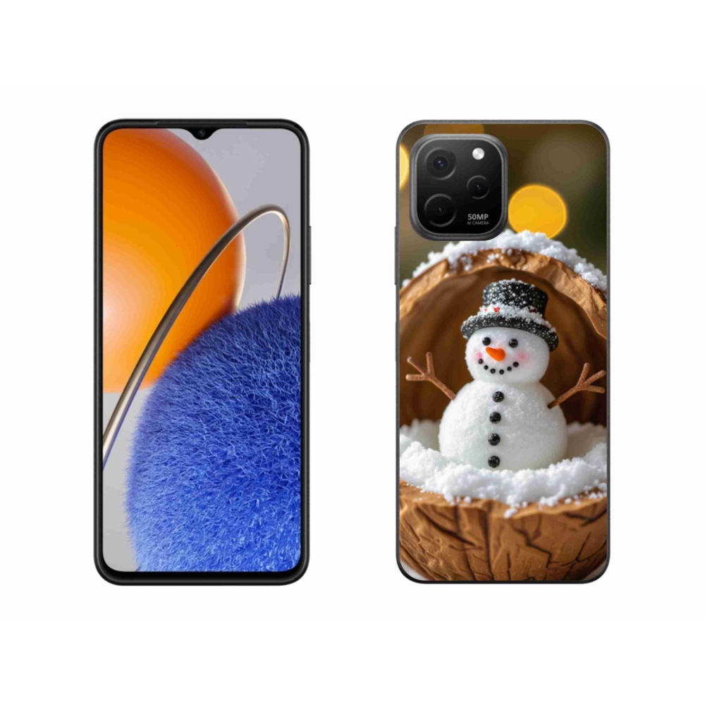 Gél borítás mmCase a Huawei Nova Y61 készülékhez - hóember 4