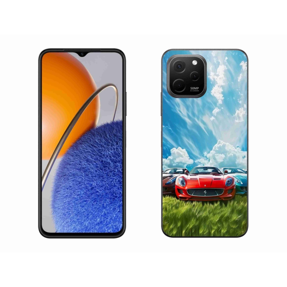 Gél borítás mmCase a Huawei Nova Y61-hez - sportkocsikhoz