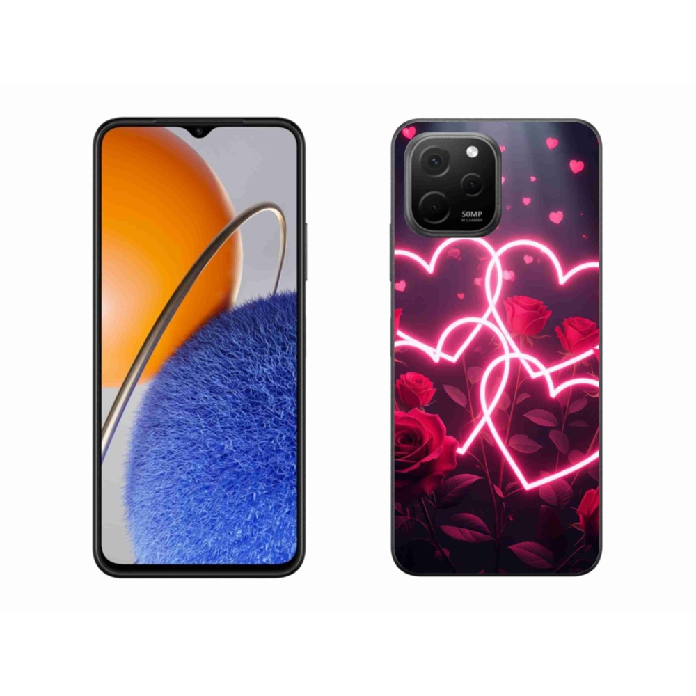 Gél borító mmCase a Huawei Nova Y61 készülékhez - a szerelem szíve