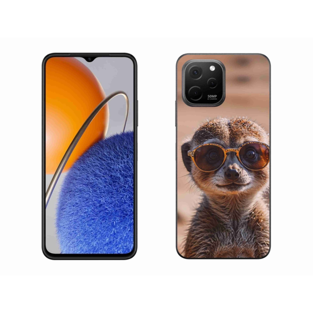 Gél borítás mmCase a Huawei Nova Y61 készülékhez - stílusos surikata