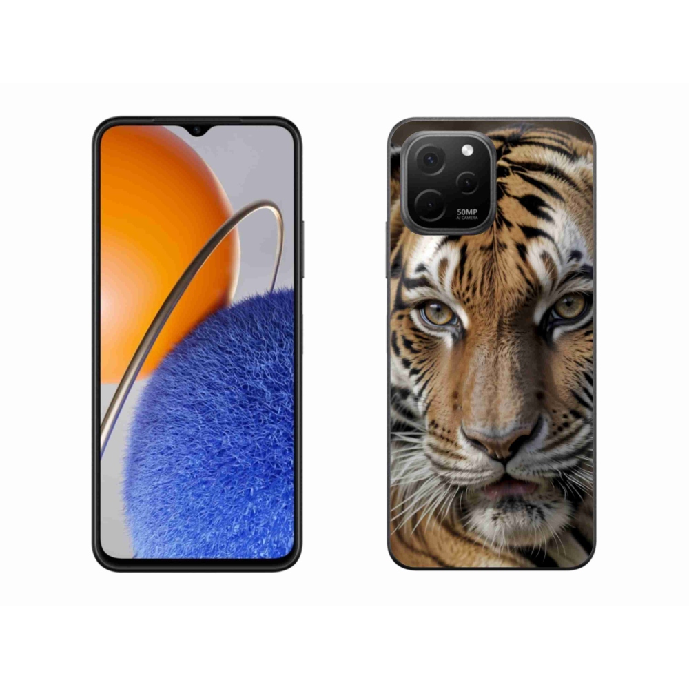 Gél borítás mmCase a Huawei Nova Y61 készülékhez - tigris nézet