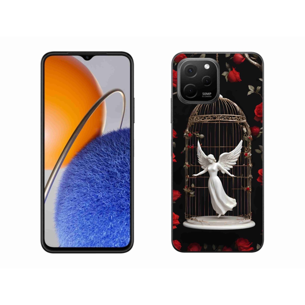 Gél borító mmCase a Huawei Nova Y61 készülékhez - csapdába esett angyal