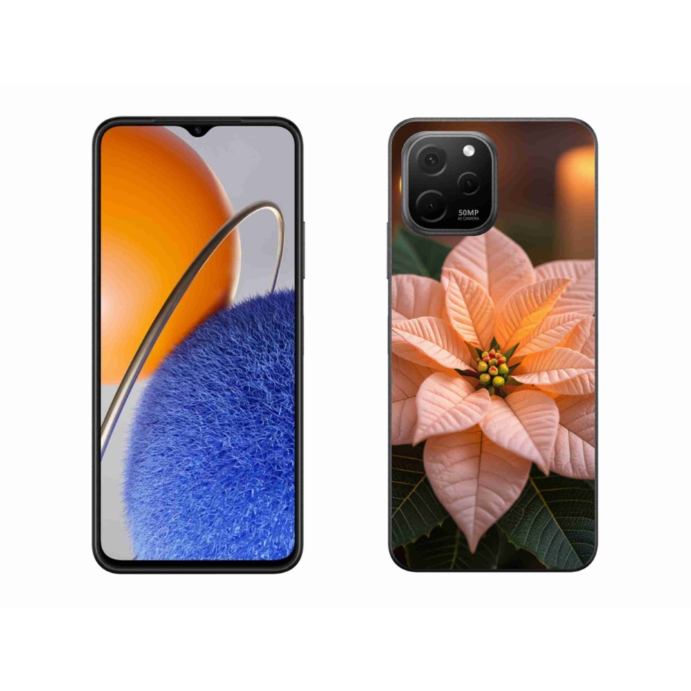 Gél borító mmCase a Huawei Nova Y61 készülékhez - mikulásvirág