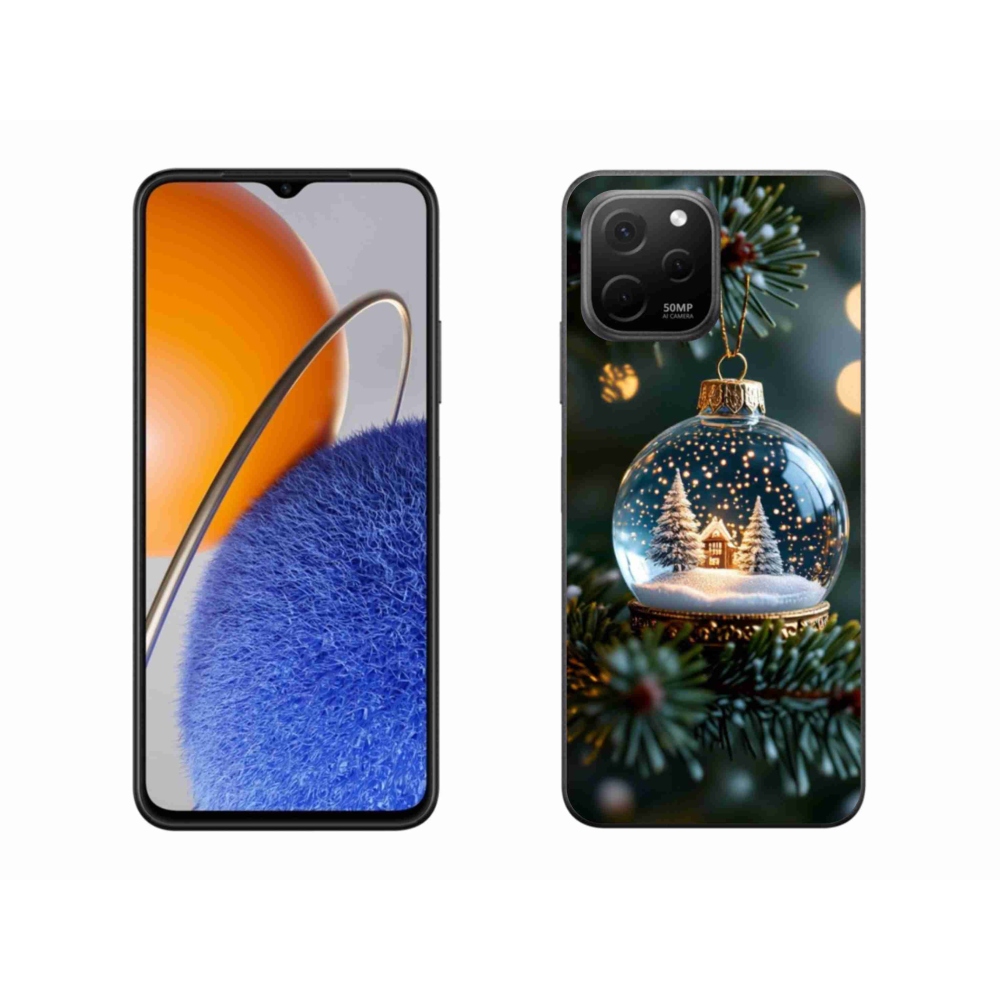 Gél borító mmCase a Huawei Nova Y61-hez - Karácsonyi golyók 2