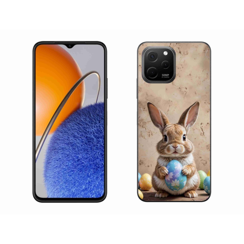 mmCase gél tok a Huawei Nova Y61-hez – húsvéti nyuszi