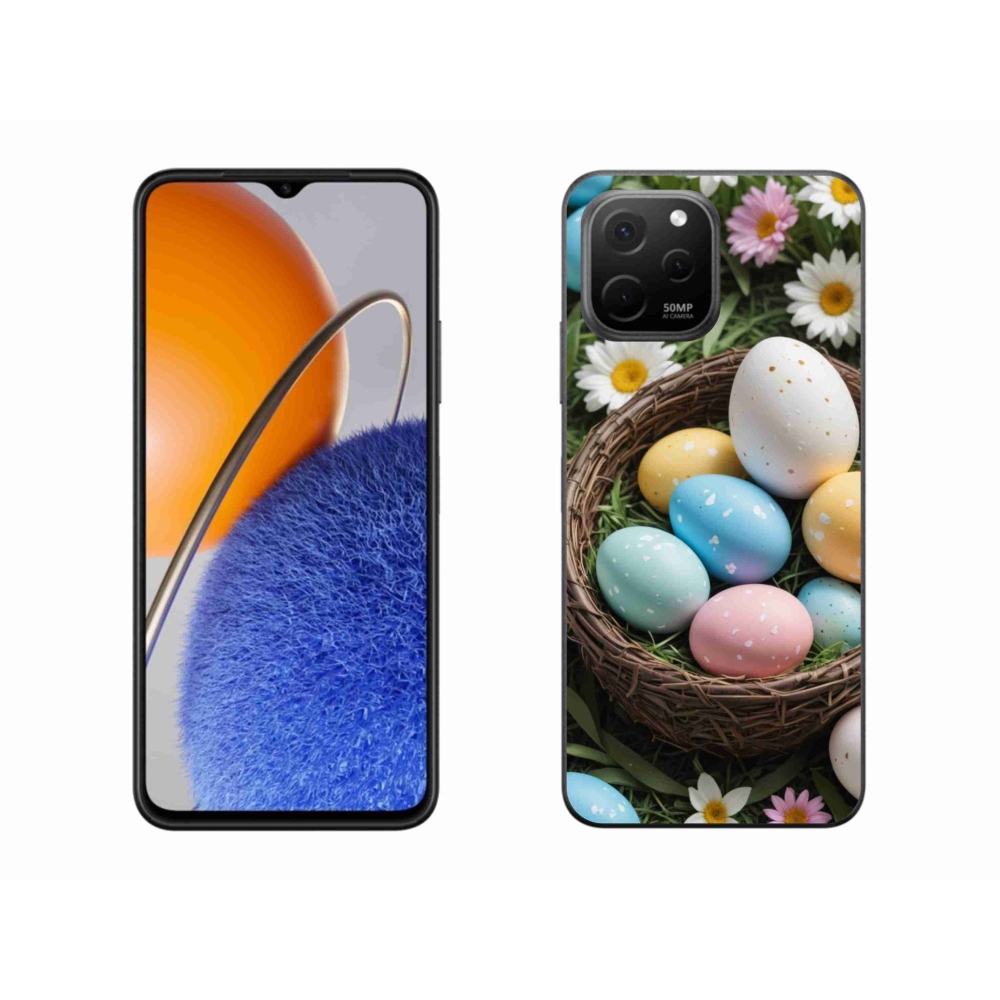 Gél borítás mmCase a Huawei Nova Y61 készülékhez - Húsvéti tojások 2