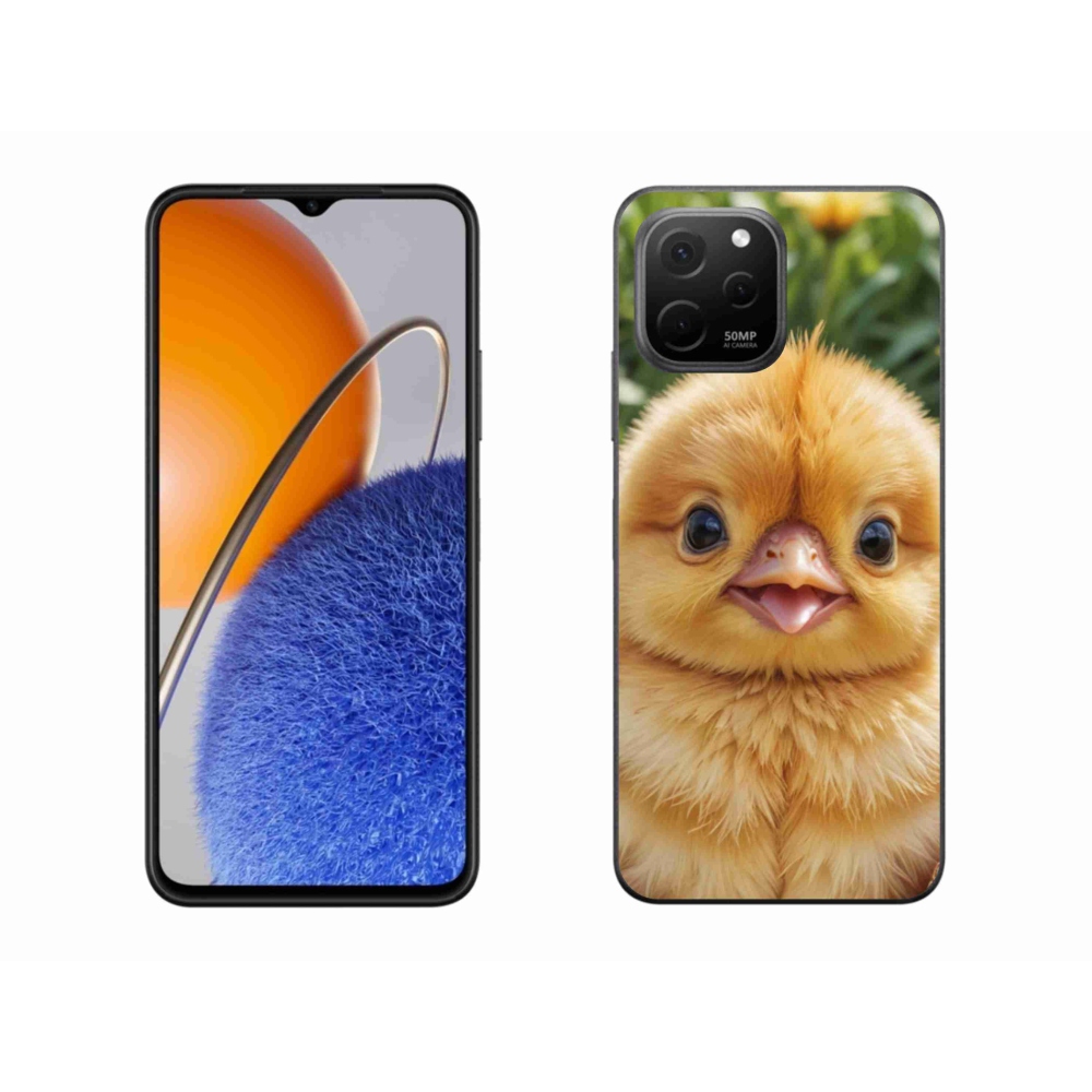 Gél borító mmCase a Huawei Nova Y61 készülékhez - boldog csaj