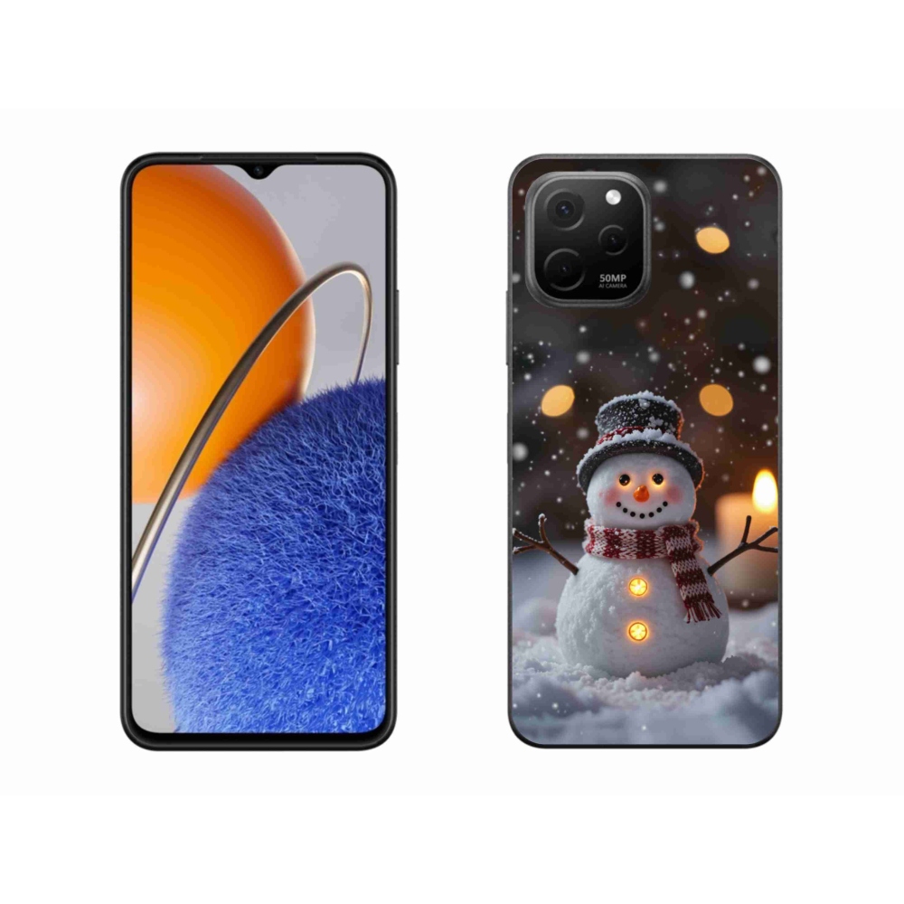 mmCase gél tok a Huawei Nova Y61-hez – vidám hóember