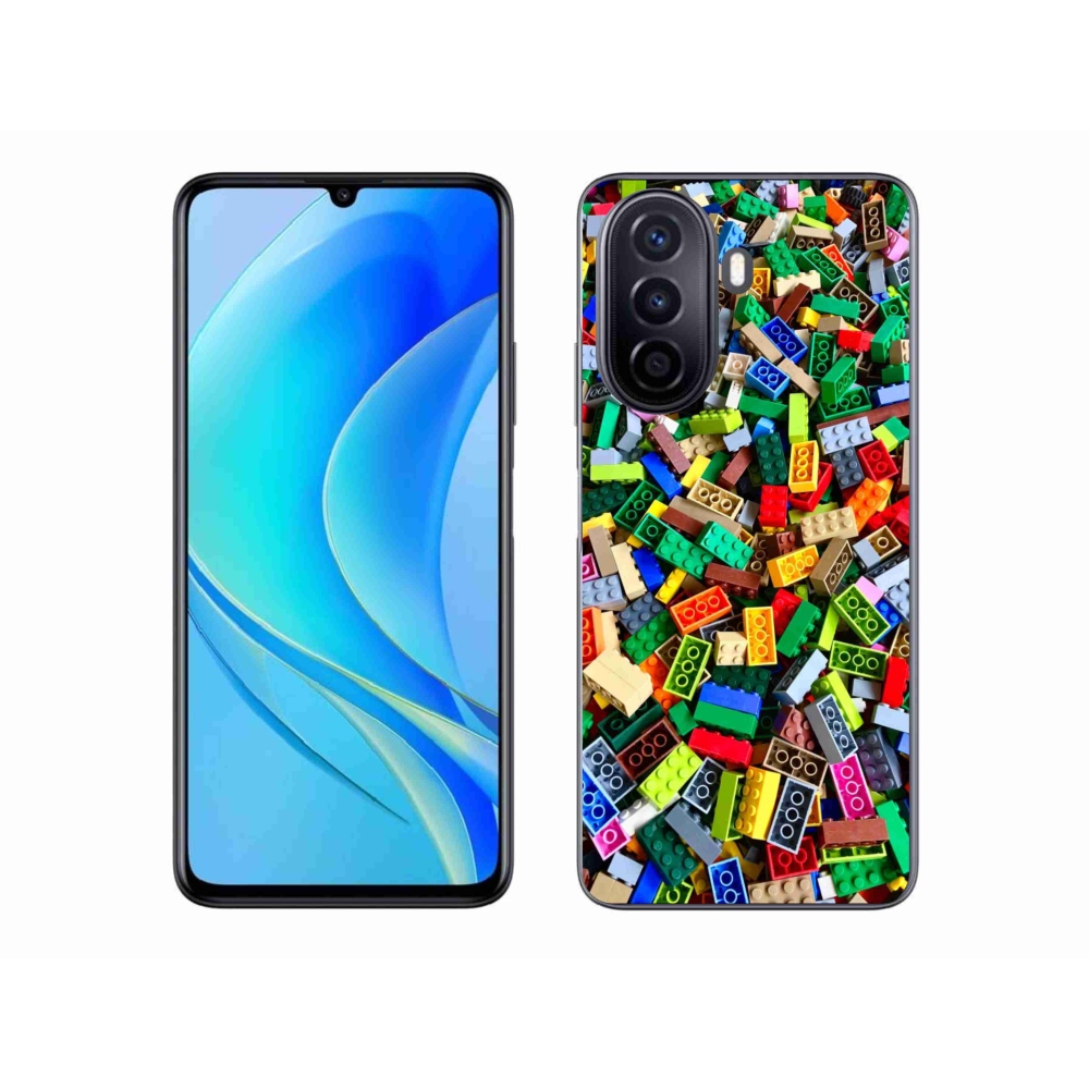 Gél borító mmCase a Huawei Nova Y70-en - színes építőelemek