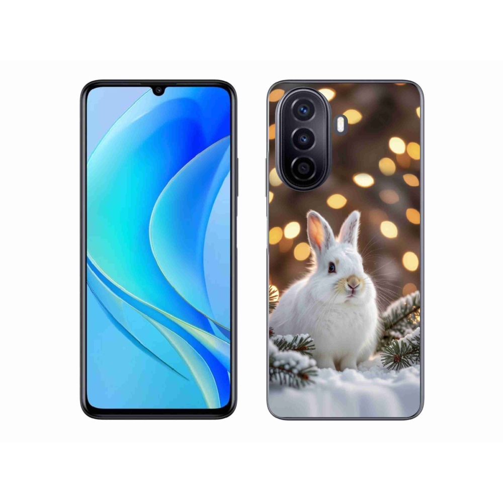 mmCase gél tok a Huawei Nova Y70-hez – fehér nyúl