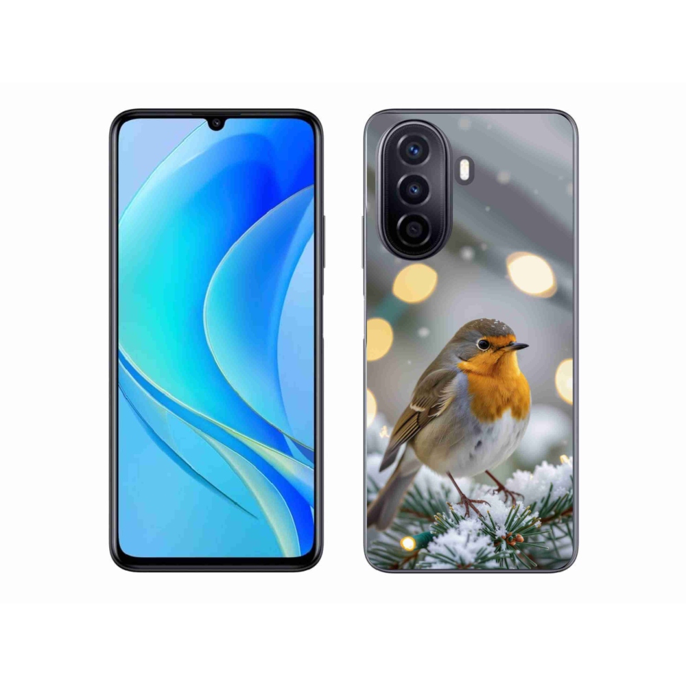 mmCase gélhuzat a Huawei Nova Y70-hez – téli piros