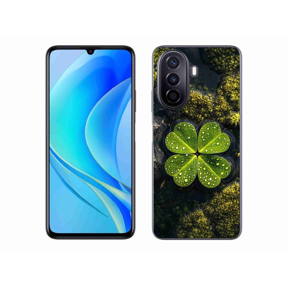 Gél borítás mmCase a Huawei Nova Y70 készülékhez - négylevelű lóhere