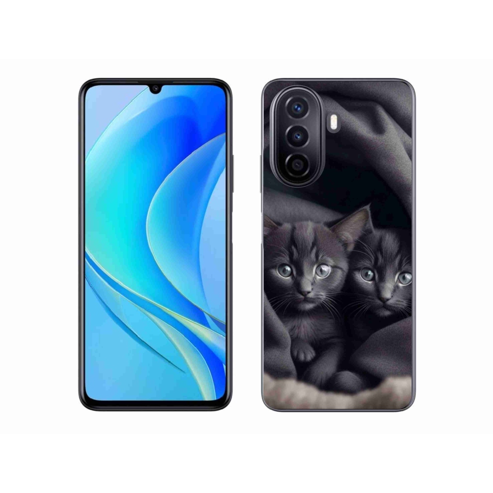 Gél borítás mmCase a Huawei Nova Y70 készülékhez - cat duo