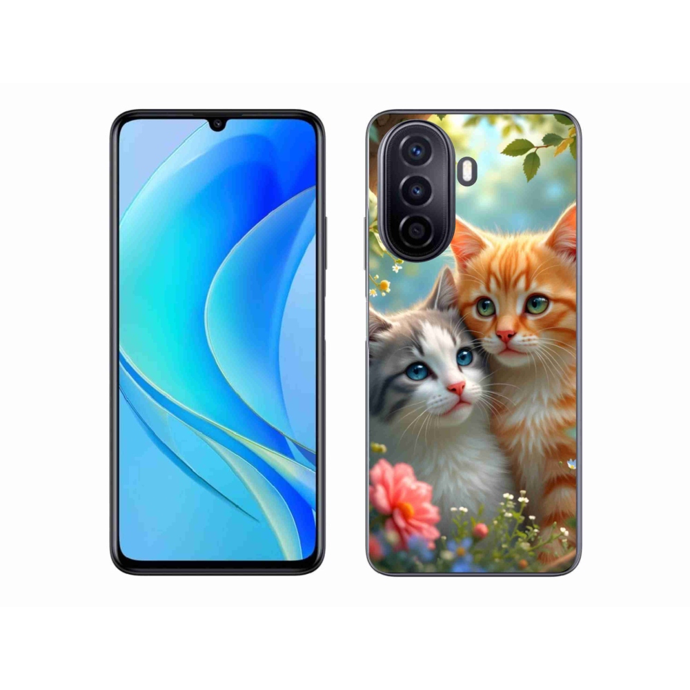 Gél borítás mmCase a Huawei Nova Y70 készülékhez - cat love 2