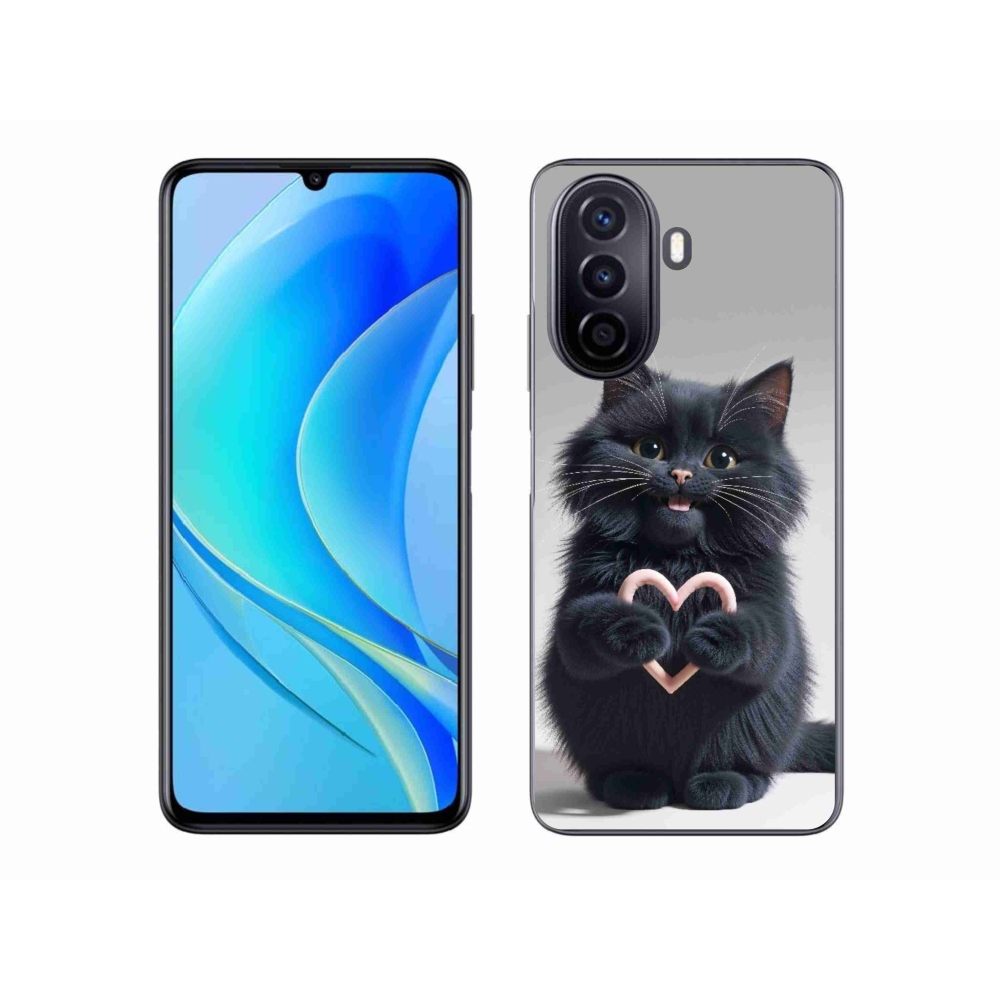 mmCase gél tok a Huawei Nova Y70-hez – Macska szerelem 3