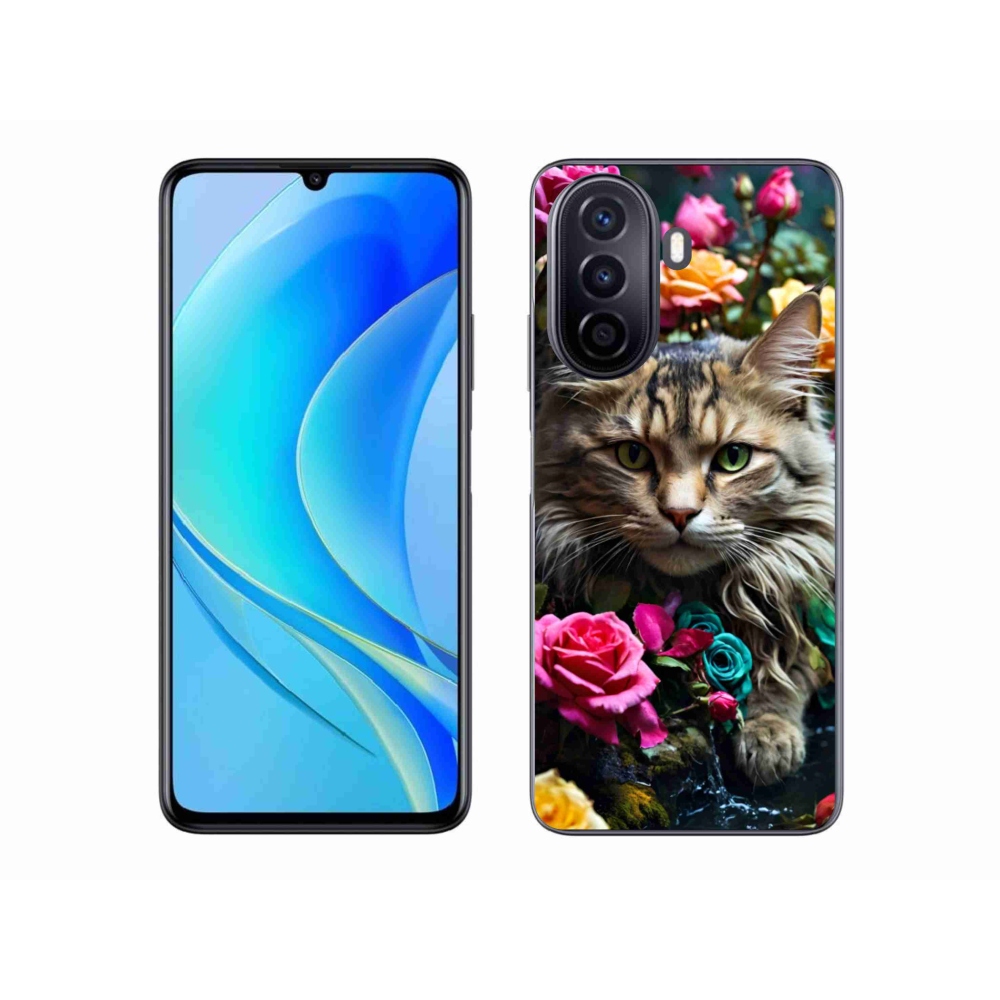 Gél borítás mmCase a Huawei Nova Y70-hez - macskaszem nézet 2