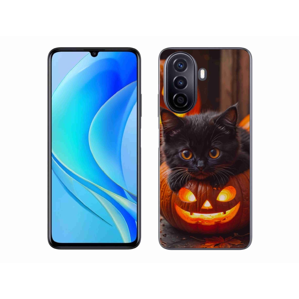 Gél borítás mmCase a Huawei Nova Y70 készülékhez - cica és tök