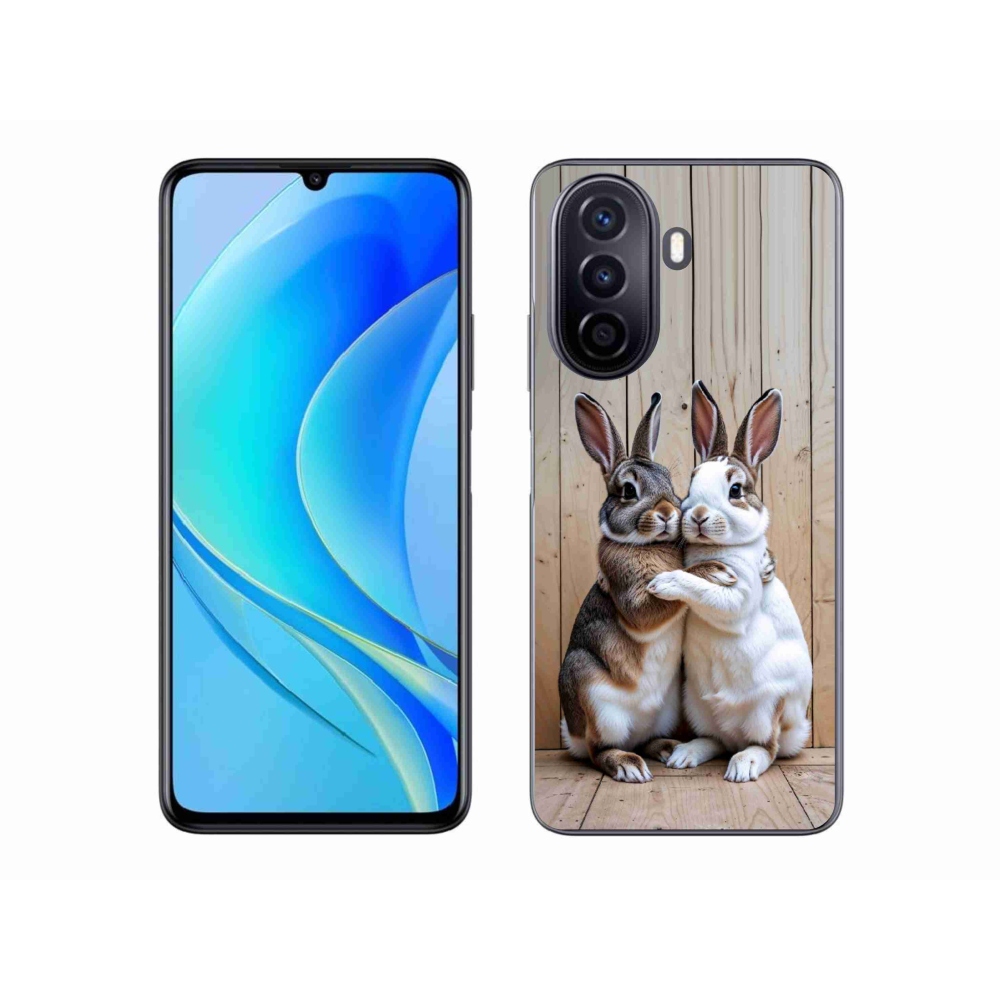 mmCase gélhuzat a Huawei Nova Y70-hez – nyúlpár