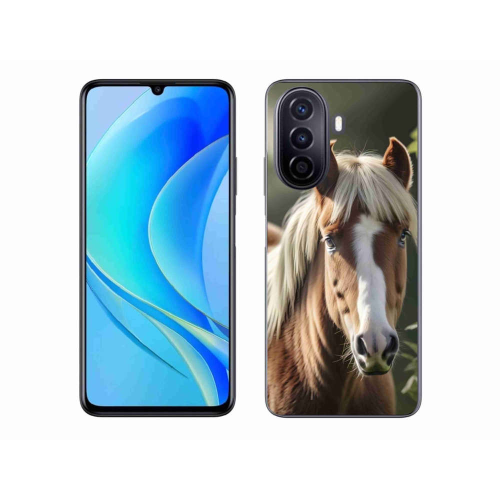 mmCase gél tok a Huawei Nova Y70-hez – világos sörényű ló
