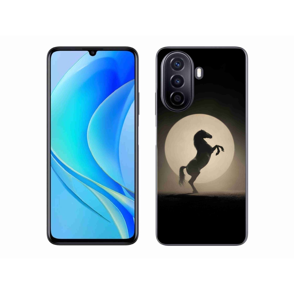 Gél borítás mmCase a Huawei Nova Y70-hez - ló sziluettben