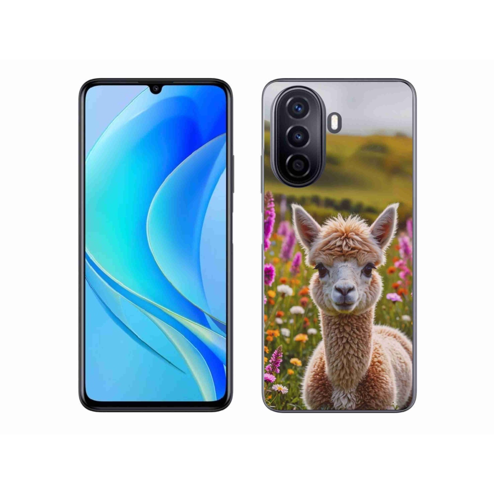 mmCase gélhuzat a Huawei Nova Y70-hez – láma a réten